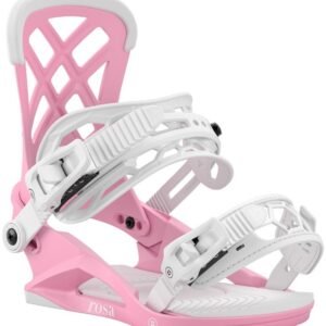 Union Binding Rosa Snowboardbindingen Voor Vrouwen Roze M