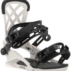 Union Binding Rosa Snowboardbindingen Voor Vrouwen Zilver M