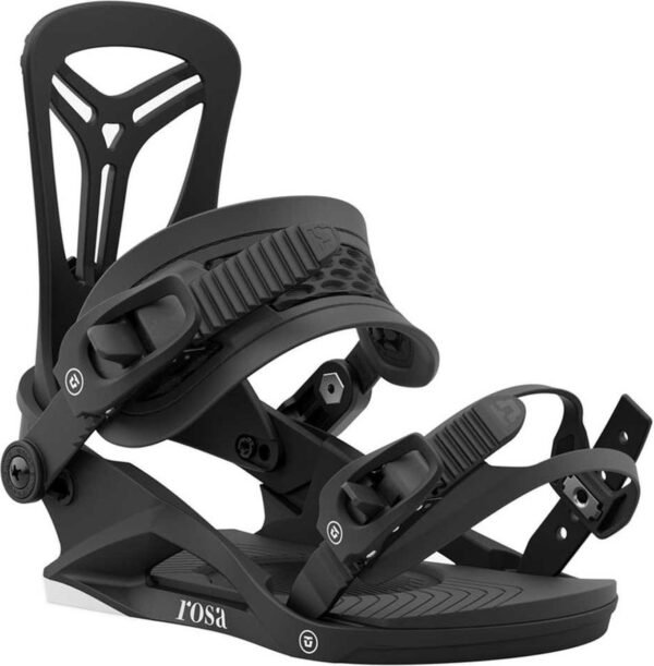 Union Binding Rosa Snowboardbindingen Voor Vrouwen Zwart S