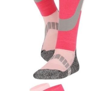 Unisex Skisokken - Sport Kniekousen - Wintersport Comfort - Merino Wol Blend - Maat 35-47 - Roze