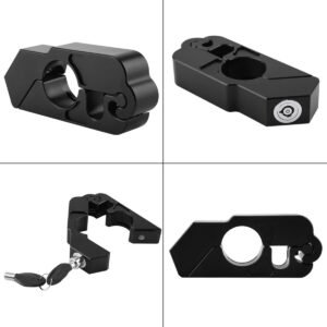 Universele CNC Aluminium Remhendel Slot voor Motoren en Scooters - Veiligheidsoplossing tegen Diefstal voor ATV's en Dirt Bikes
