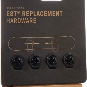 Universele EST Snowboardbevestiging Hardware Set - Zwart