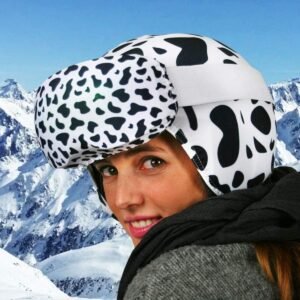 Universele Helmtas - Helmbeschermer Opbergtas - Veilig Vervoeren - Ademend Lycra Materiaal - 21 x 21 x 3 cm - Wit
