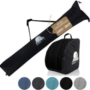 Universele Ski- en Skischoenentas Set - Verstelbaar 120-190 cm