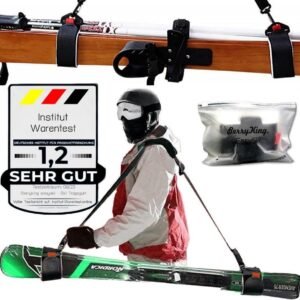 Verstelbare Ski Schouderriem en Rugzak - Duurzaam en Lichtgewicht Accessoire voor Wintersport