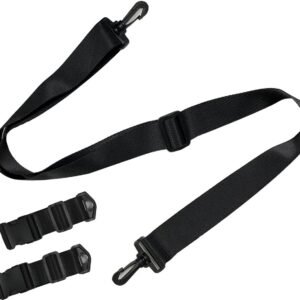 Verstelbare Skiband en Skidrager voor Skistokken en Snowboards - Zwart