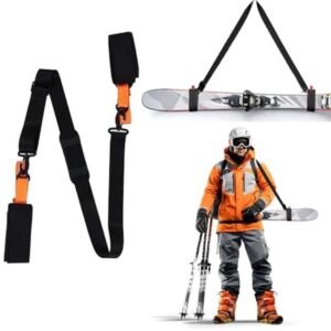 Verstelbare Skigriem voor Skis en Snowboards - Draagbare Schouderband voor Outdoor Activiteiten