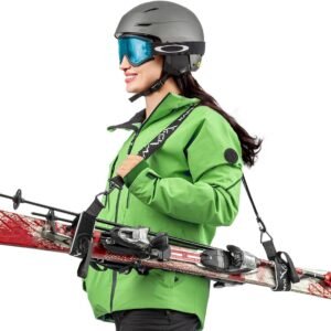 Verstelbare skibanden en stokkendrager voor kinderen en volwassenen, robuust en comfortabel