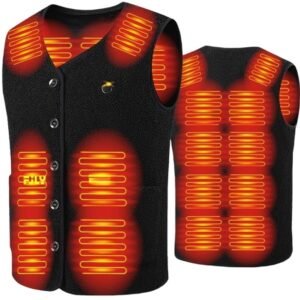 Verwarmd Vest met 10000mAh Batterij - Elektrisch Verwarmend Vest USB Aangedreven Slimme Thermostaat Verwarmingskleding L