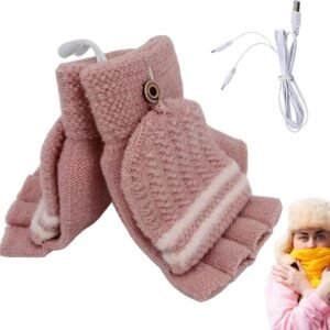 Verwarmde Handschoenen - Elektrische Winterhandschoenen - Buitenactiviteiten - USB Oplaadbaar - 16x12cm