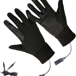 Verwarmde Handschoenen - Elektrische Winterhandschoenen - Outdoor Activiteiten - Snelverwarming Technologie - Maat M - Zwart