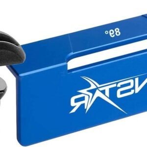 Vijlgeleider Aluminium - Randenslijper Ski - Ski Onderhoud - CNC Gefreesd - 120x30x40mm - Aluminium