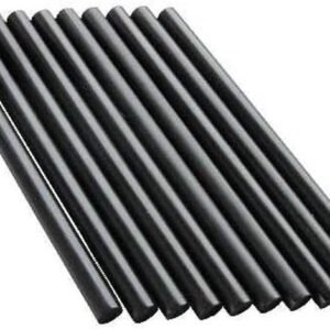 Vloerreparatie Sticks - Ski Reparatie Materiaal - Beschadigde Ski's Herstellen - Speciale Poly Materiaal - 115 mm Diameter - Zwart