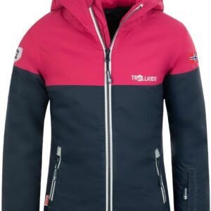 Warm en Waterdicht Ski-Jack voor Meisjes met Sneeuwvanger