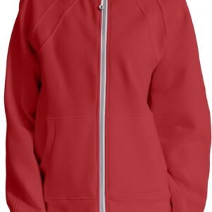 Warme Dames Hoodie met Fleece Voering en Rits - Winter Sweatshirt met Duimopening