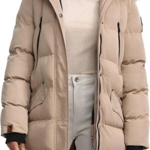 Warme Dames Winterjas - Gewatteerde Parka met Capuchon