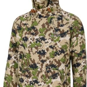 Warme Fleece Hoodie voor Heren met Waterdicht Materiaal en Geïntegreerde Nekwarmer