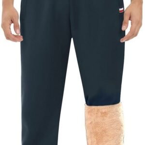 Warme Heren Joggingbroek met Ritssluiting en Zakken - Ideaal voor Sport en Vrijetijd