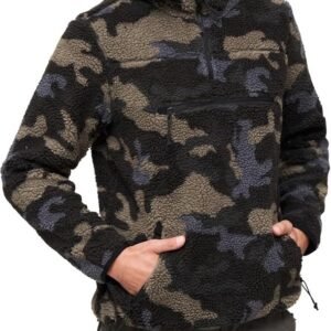 Warme Pullover - Fleece Werkkleding - Buiten Activiteiten - Hoge Warmteafgifte - Zwart