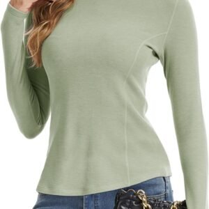 Warme Tops - Thermoshirt - Warme Onderhemd - Thermisch Ondergoed - Dames Thermisch Ondergoed - Warme Onderkleding - Heren Thermisch Ondergoed -Groente-L