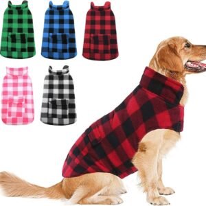 Warme Waterdichte Hond Jas Voor Kleine Tot Grote Honden - Omkeerbaar Fleece Vest