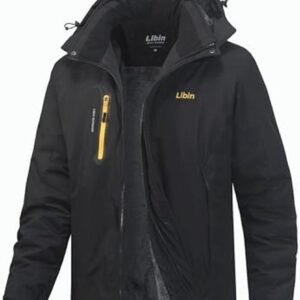 Warme Winterjas voor Heren - Ademend en Waterdicht - Ideaal voor Skiën, Snowboarden en Outdoor Activiteiten