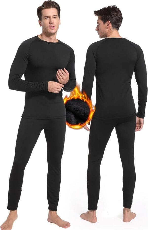 Warme en Ademende Thermische Onderkleding voor Mannen, Perfect voor Diverse Wintersporten