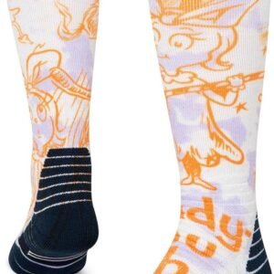 Warme en comfortabele snowboardsokken met unieke print