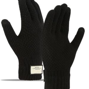 Warme gebreide winterhandschoenen voor heren en dames - touchscreen-handschoenen voor autorijden, werk en fietsen