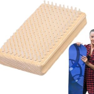 Wasborstel Ski Snowboard - Schuurborstel Onderhoud - Wintersport Uitrusting - Drie Borstels Geïntegreerd - 15x9x5 Centimeter - Nylon Borstel