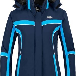 Waterdicht Ski- en Snowboardjack met Capuchon voor Dames - Winddichte Outdoor Jas