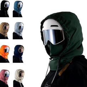 Waterdichte Hood - Thermo Bivakmuts - Buitenactiviteiten Bescherming - Fleece gevoerd - 15 x 12 x 6 cm - Meerdere kleuren