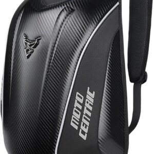 Waterdichte Motorfiets Rugzak 48L Hard Shell met Helmopslag