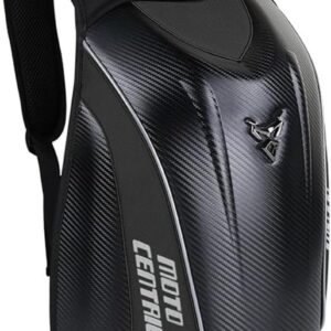 Waterdichte Motorfiets Rugzak met Harde Schelp - Reflecterend & Ergonomisch Reistassen