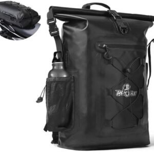 Waterdichte Motorrugzak 35 Liter met Rolltop en Afneembare Schouderbanden