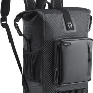 Waterdichte Motorrugzak 35L - Roll Top Design voor Reizen en Dagelijks Gebruik