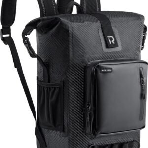 Waterdichte Motorrugzak 35L - Roll Top Design voor Reizen en Dagelijks Gebruik