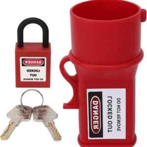 Waterdichte Plug Lockout en Veiligheidsslot Set met Sleutels - 2 Inch Diameter, Veiligheid, Beveiliging, Lockout Systemen