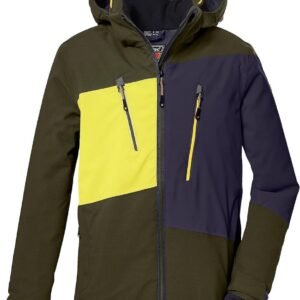 Waterdichte Ski-jas voor Jongens - Functioneel Winterjack met Sneeuwvanger en Afneembare Capuchon