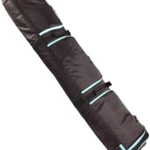 Waterdichte Skitas - Reistas Skiuitrusting - Wintersport Transport - Met Wielen - 146cm - Zwart