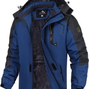 Waterdichte Winterjas voor Heren met Afneembare Capuchon