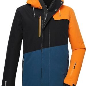 Waterdichte en Ademende Heren Ski Jas met Sneeuwvanger en Afneembare Capuchon
