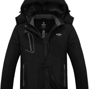 Waterdichte en Warme Ski- en Snowboardjas voor Dames met Afneembare Capuchon