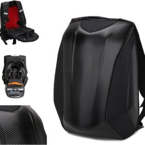 Waterdichte motorrugzak harde schaal 30 liter - geschikt voor reizen en kamperen