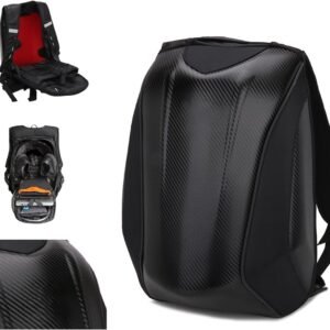 Waterdichte motorrugzak harde schaal 30 liter - geschikt voor reizen en kamperen