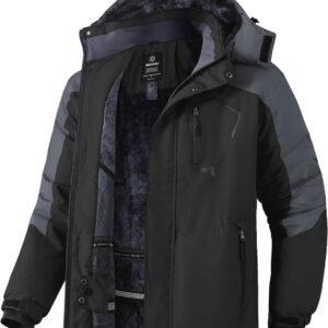 Waterproof Windproof Ski Jacket for Men