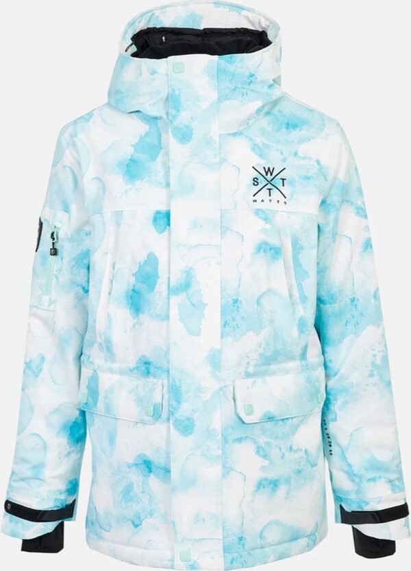 Watts Clever ski jas lichtblauw/wit dames - maat S