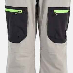 Watts Jib skibroek lichtgrijs/groen heren - maat L