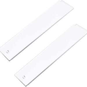 Wax Schrapers - Onderhouds tools - Sportmateriaal onderhoud - Robuuste composietstructuur - Set van 2 stuks - Transparant