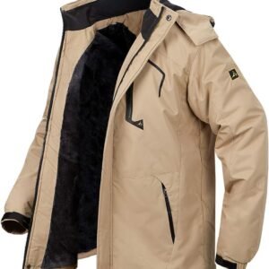 Winddichte Skijas voor Heren met Afneembare Capuchon - Ideaal voor Winterwandelen en Snowboarden